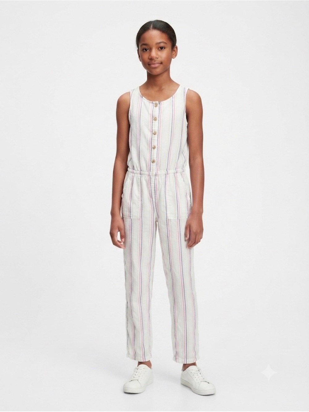 Abercrombie Kids White Jumpsuit